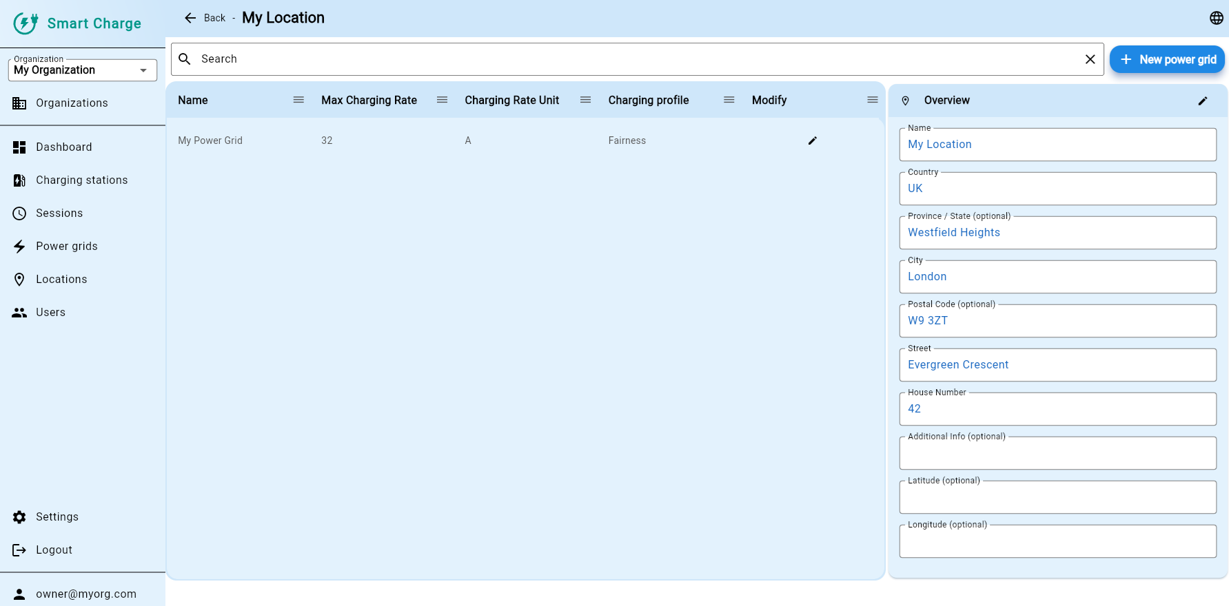 Locations screenshot